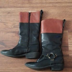 Youth Frye brand size 2 leather boots
